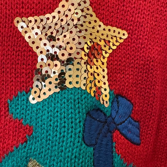 Warehouse One Christmas Sweater Size Small - Picture 5 of 7